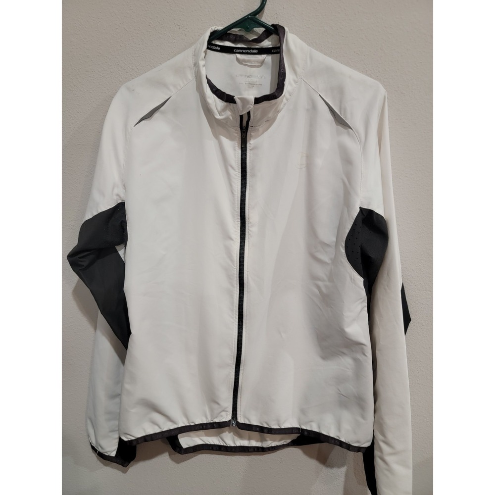 Cannondale Morphis Lightweight Jacket Windbreaker‎ Women's White -  Full Zip XL